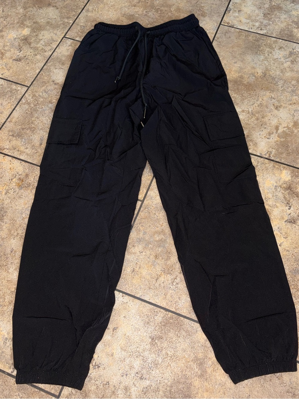 HALARA Black Utility Jogger Pants with Cargo Pockets